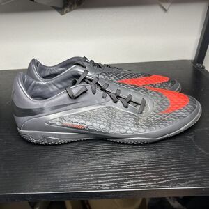 Nike Hypervenom Phelon III FG Soccer Cleats Black Red Size 12 599849-080